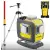 Laser 4-płaszczyznowy krzyżowy fioletowy Nivel System CL4D-P + statyw SJJM1EX + odbiornik CLS5 + łata LS24